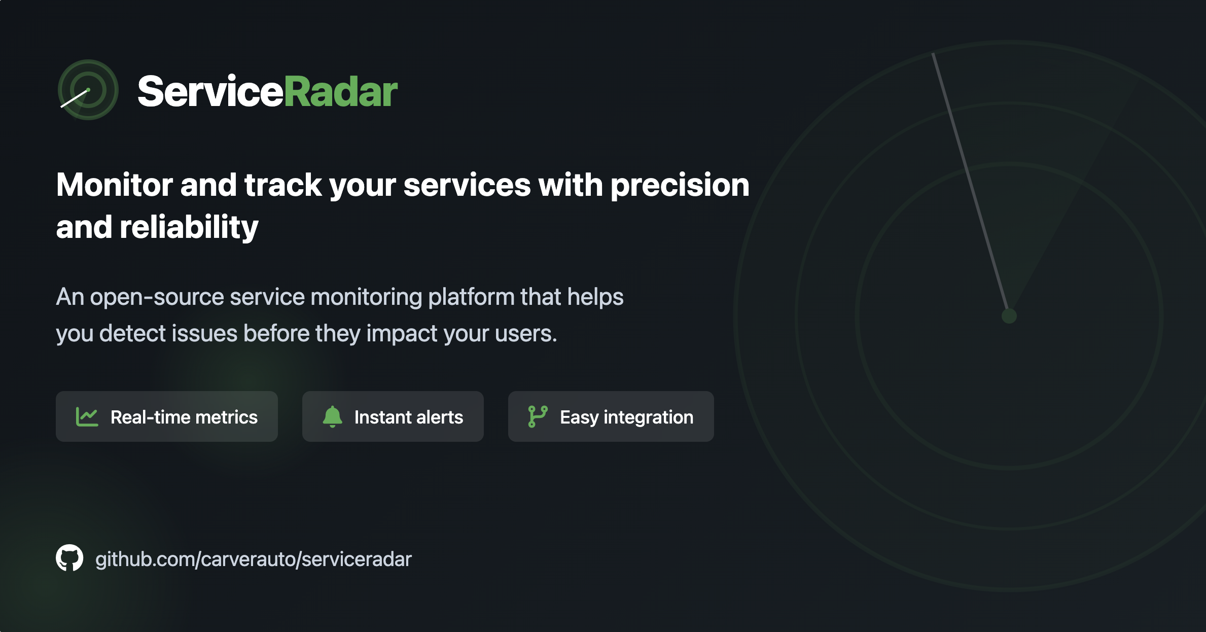 ServiceRadar edge-first observability platform
